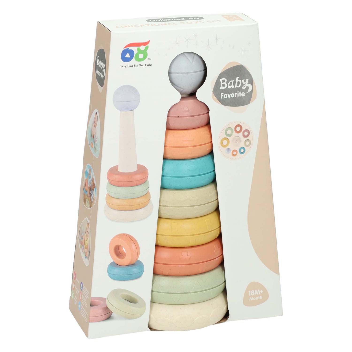 - Baby Stapeltoren Pastel
