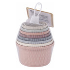 Lobbes waterval bekers pastel, 8dlg.