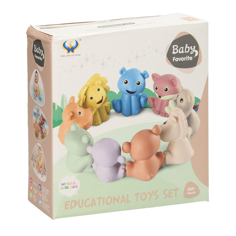 Lobbes - Lobbes Baddieren familie pastel 9 delig