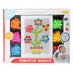 Lobbes mozaïek speelgoedset kleurrijk creatief spel 300-delig.