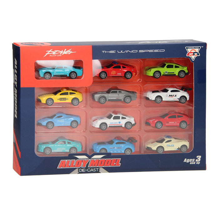 Lobbes Speelgoed- Lobbes SpeelgoedDie-cast auto's speelset 12dlg.