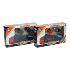 Die-cast transporter met 4 auto's
