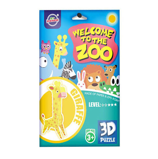 Bouwpakket 3d giraffe