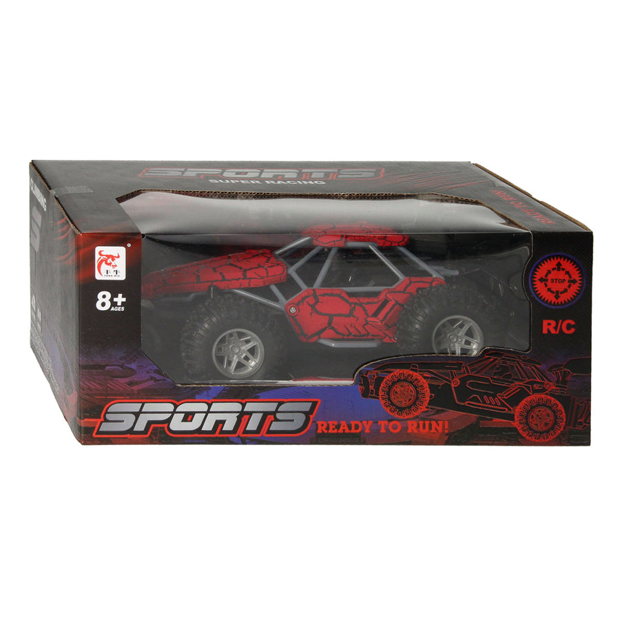 Rc auto met rookfunctie - rood