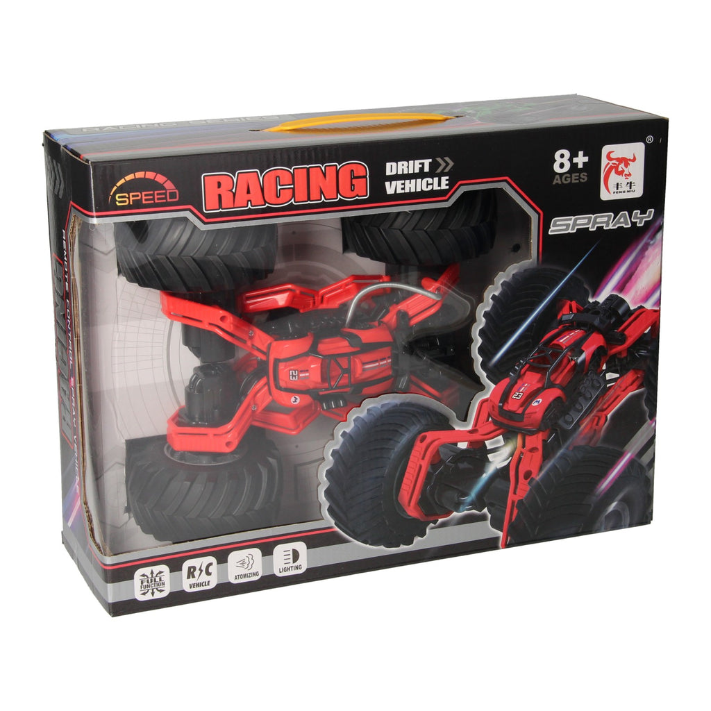 Lobbes - Lobbes Rc race monstertruck met rookfunctie - rood