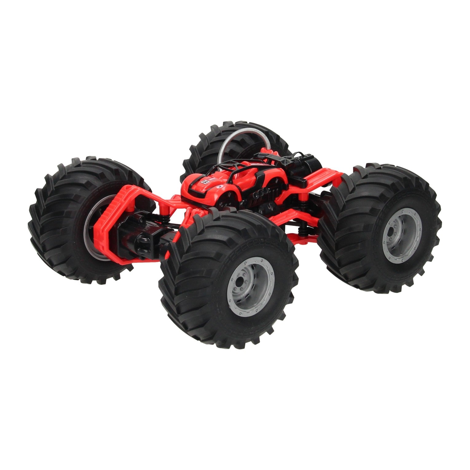 Lobbes - Lobbes Rc race monstertruck met rookfunctie - rood