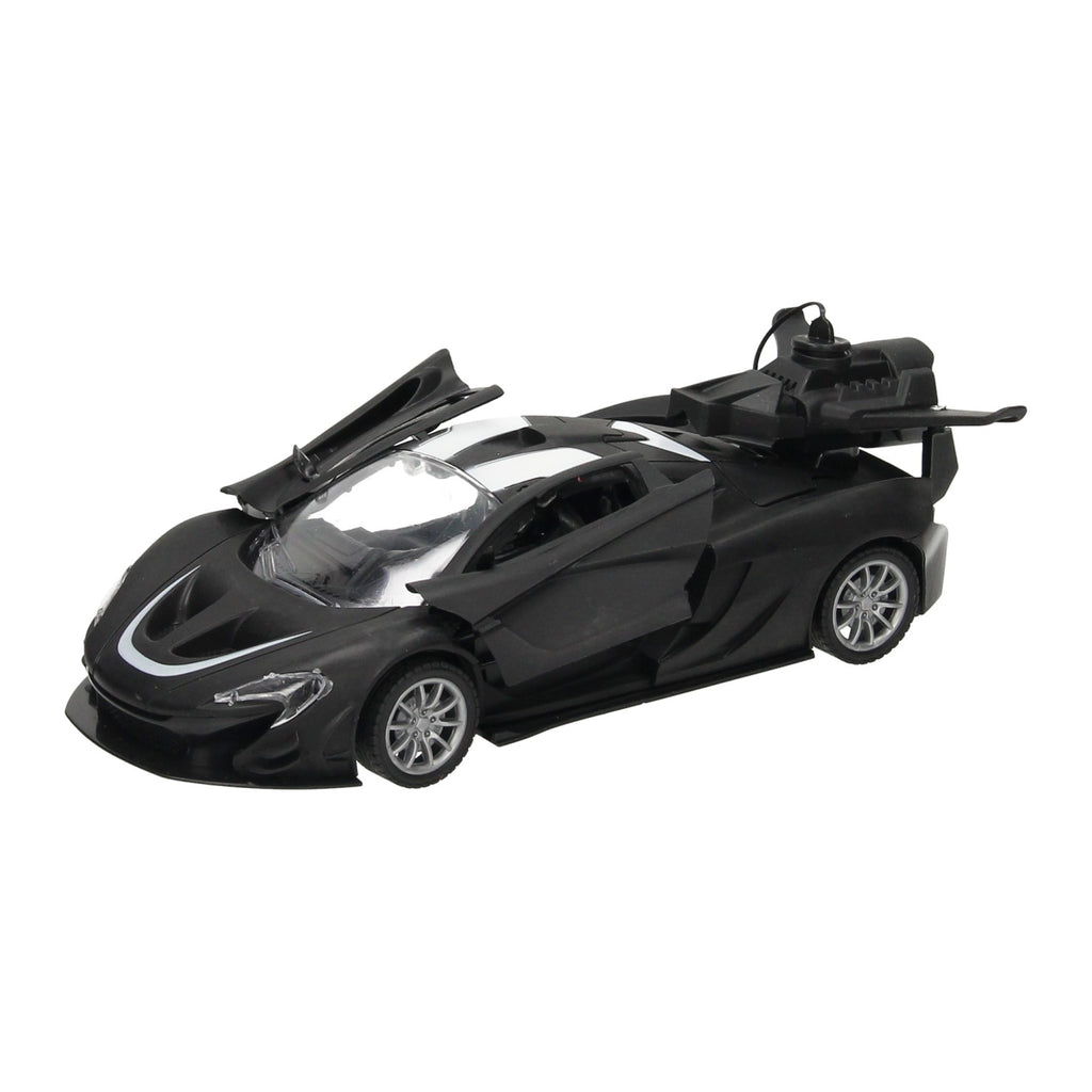 Rc sportwagen met stoomfunctie zwart