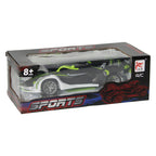 Rc - Rc racer groen/zwart bestuurbare auto
