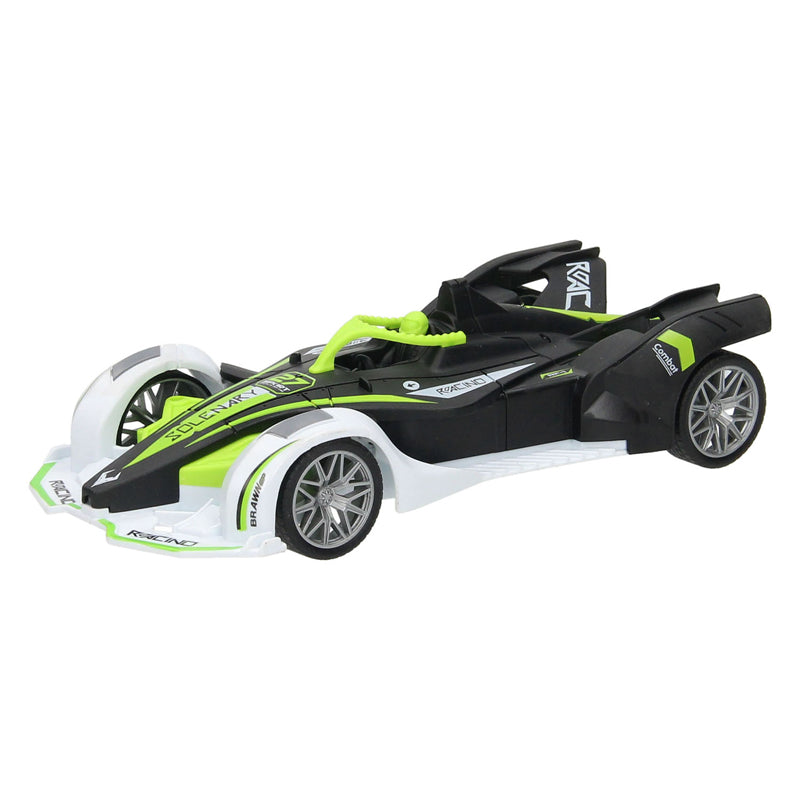 Rc - Rc racer groen/zwart bestuurbare auto