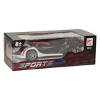 Rc - Rc racer rood/zwart bestuurbare auto