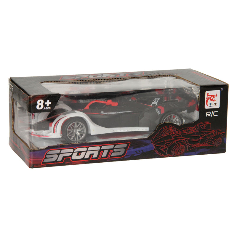 Rc - Rc racer rood/zwart bestuurbare auto