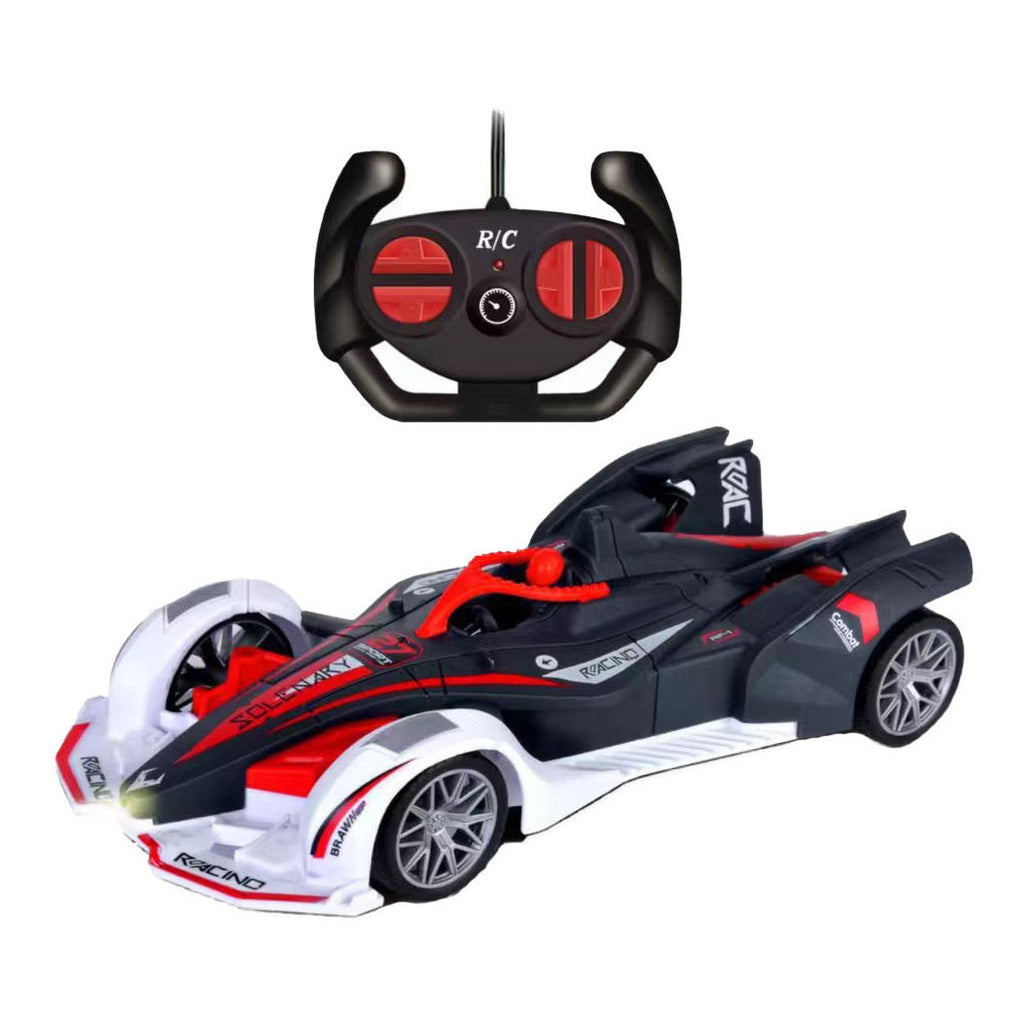 Rc - Rc racer rood/zwart bestuurbare auto