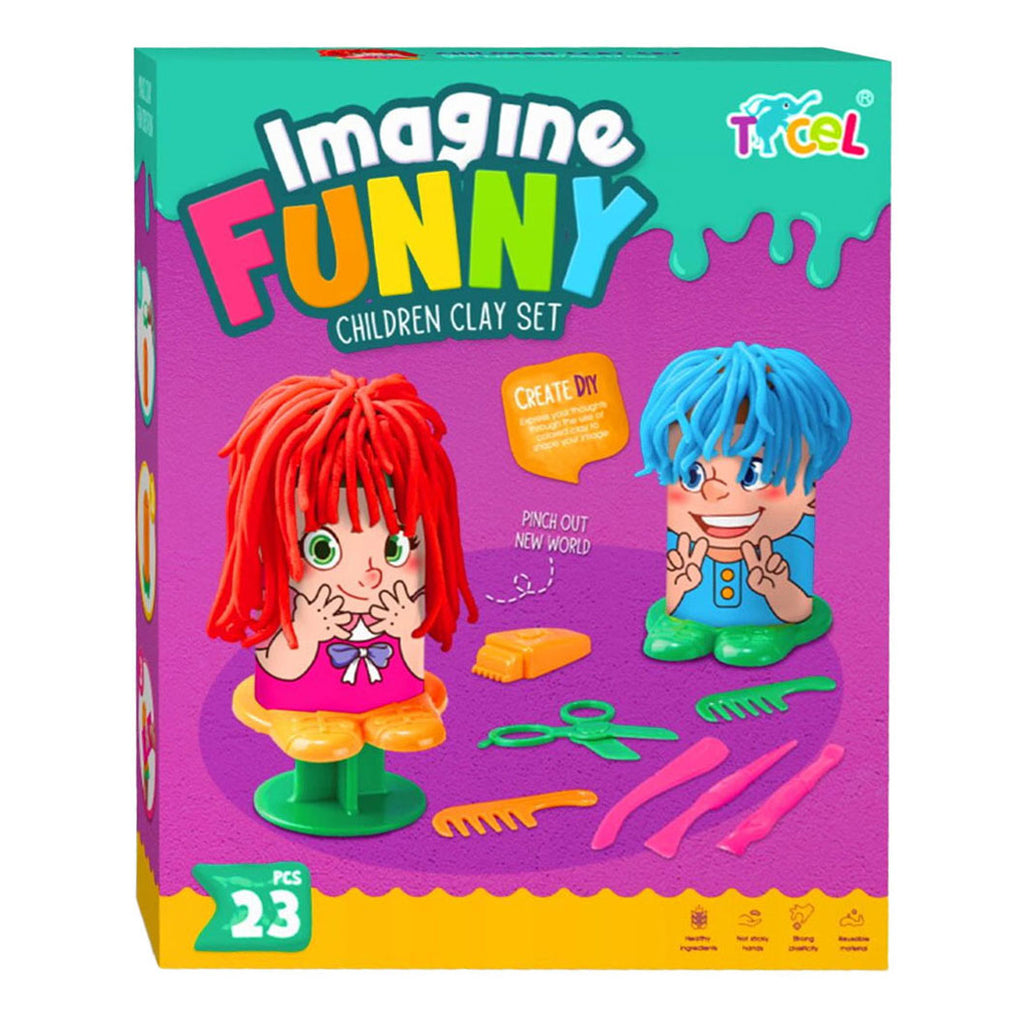 Lobbes - Lobbes Kleiset kapsalon - 6 kleuren klei