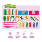 Lobbes - Lobbes Kleiset kapsalon - 6 kleuren klei
