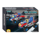 - Metalen Constructieset Voertuigen 2in1 Pull Back 171dlg.