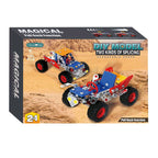 - Metalen Constructieset Voertuigen 2in1 Pull Back 144dlg.