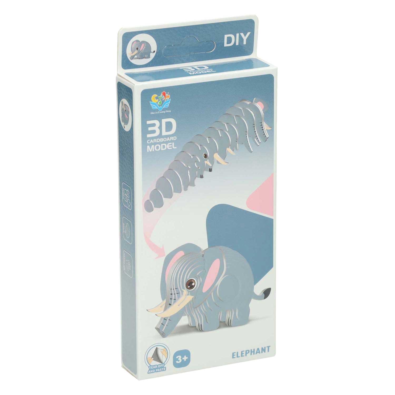 Lobbes - Lobbes 3d puzzel olifant 36 stuks