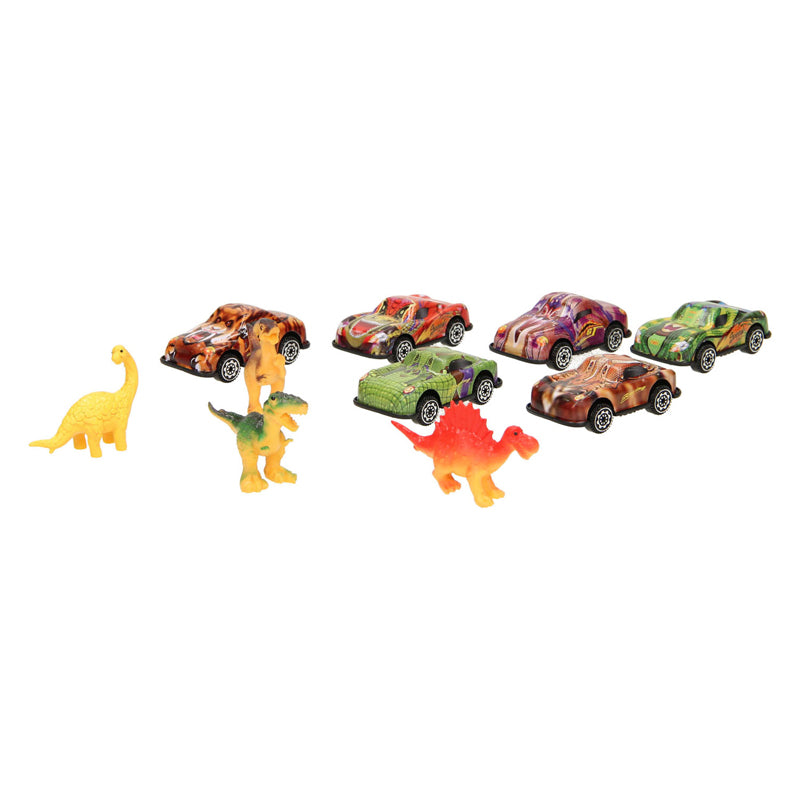 Lobbes - Lobbes Autoset dierenprint met speeldieren