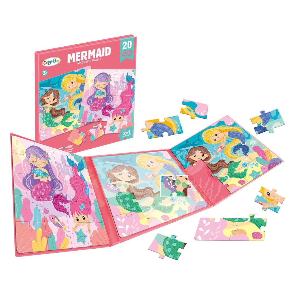 - Magnetisch Puzzelboek Zeemeermin