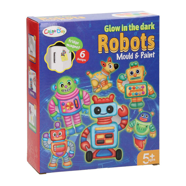 Lobbes - Lobbes Gieten & schilderen glow in the dark robots