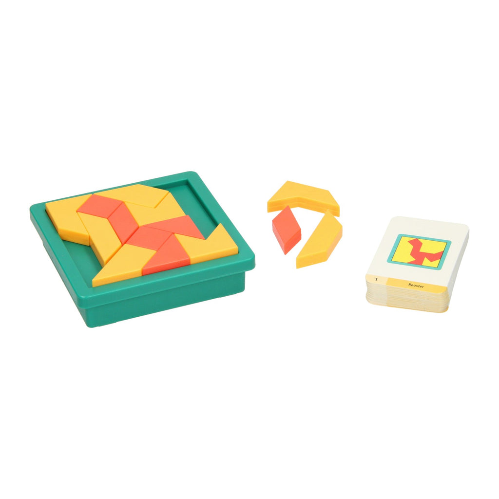 Lobbes Speelgoed- Lobbes SpeelgoedVormenpuzzel tangram 60 challenges
