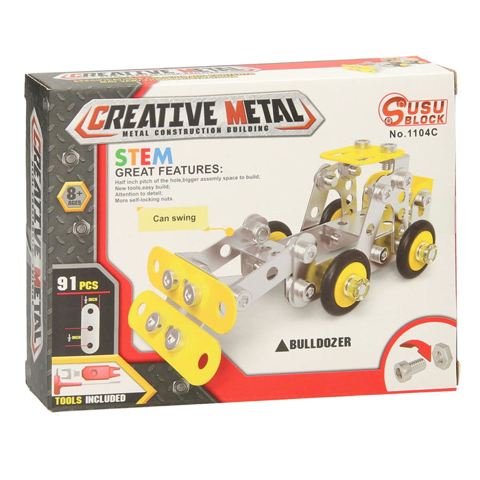 - Metalen Bouwpakket Constructie Bulldozer