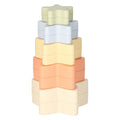 Peuter stapeltoren ster pastel, 5dlg.