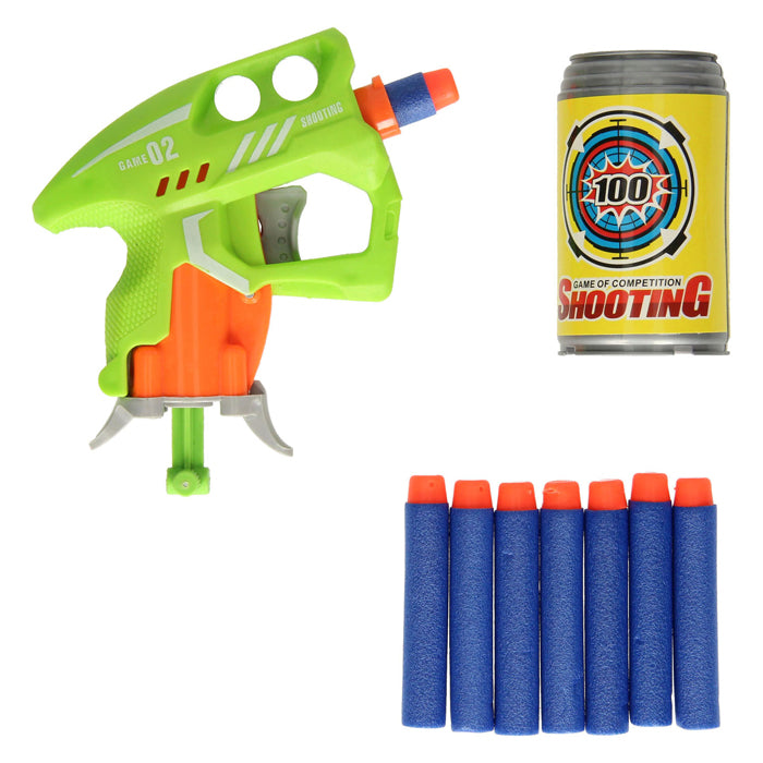 Lobbes - Lobbes Pistool met foam pijltjes en blikjes targets