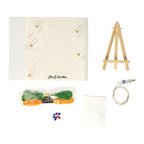 String art kerstboom met led lampjes