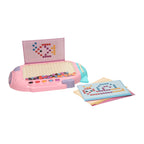 Kleuren buttons spel met magnetische pen roze