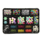 Sieraden maken kralenset pastel metallic