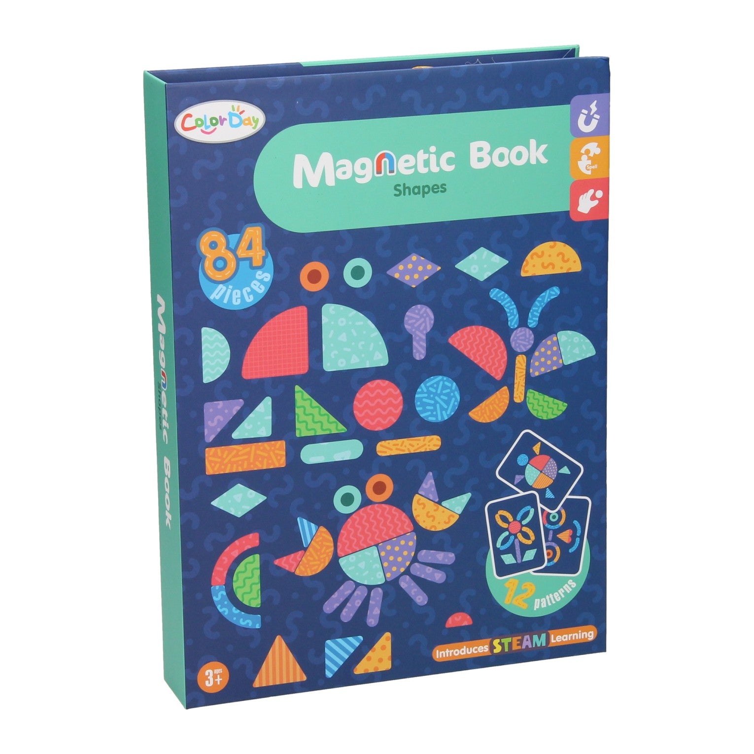 Lobbes - Lobbes Magnetisch boek - vormen 84dlg.