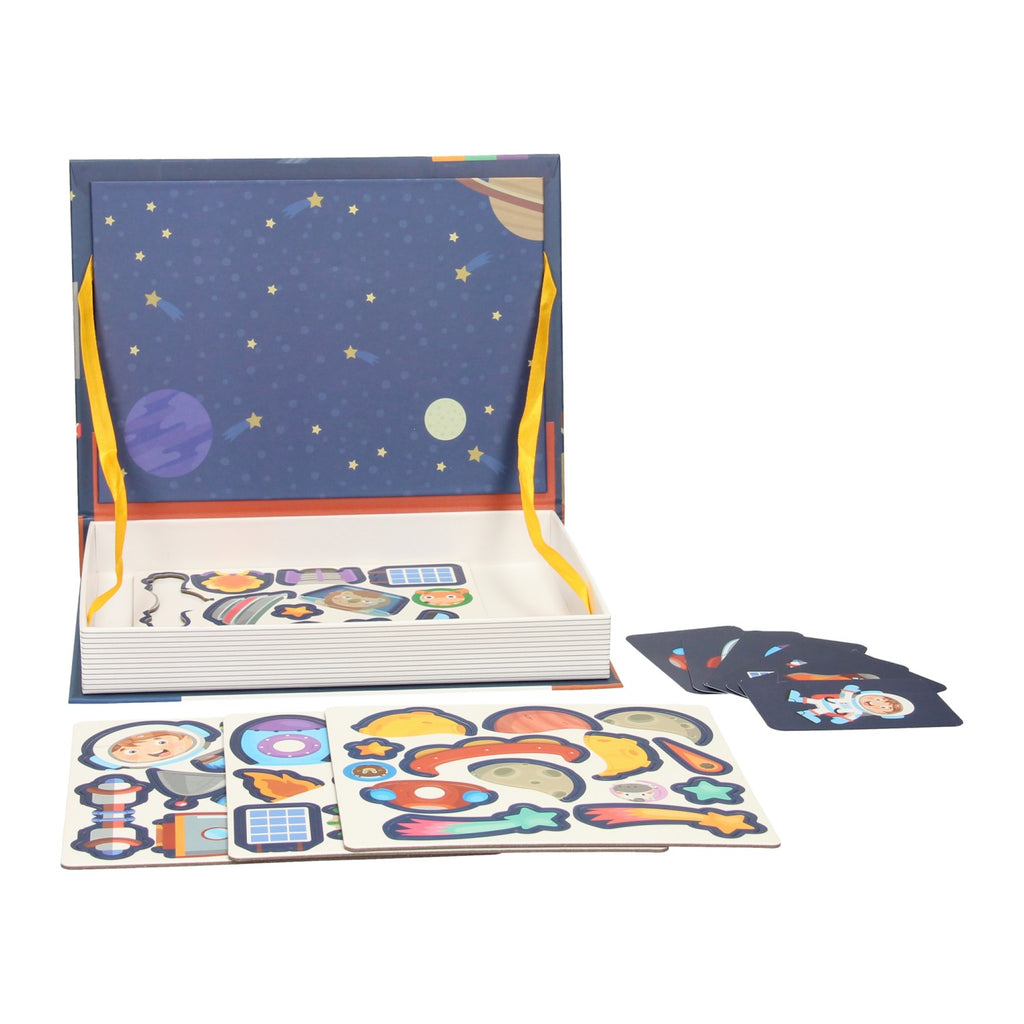 - Magnetisch Boek - Ruimtevaart 50dlg.