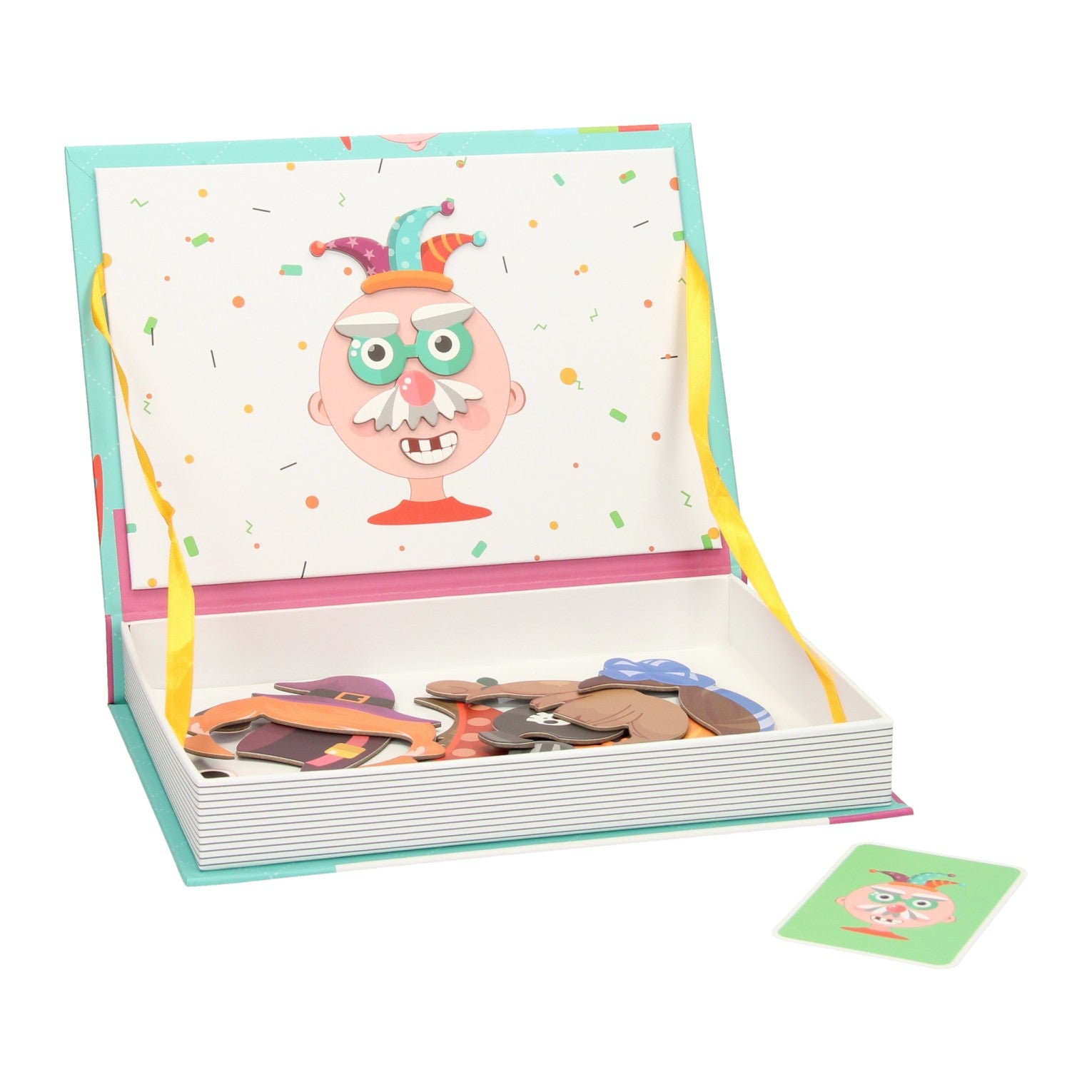 Lobbes - Lobbes Magnetisch opbergboek - gekke gezichten 55dlg.