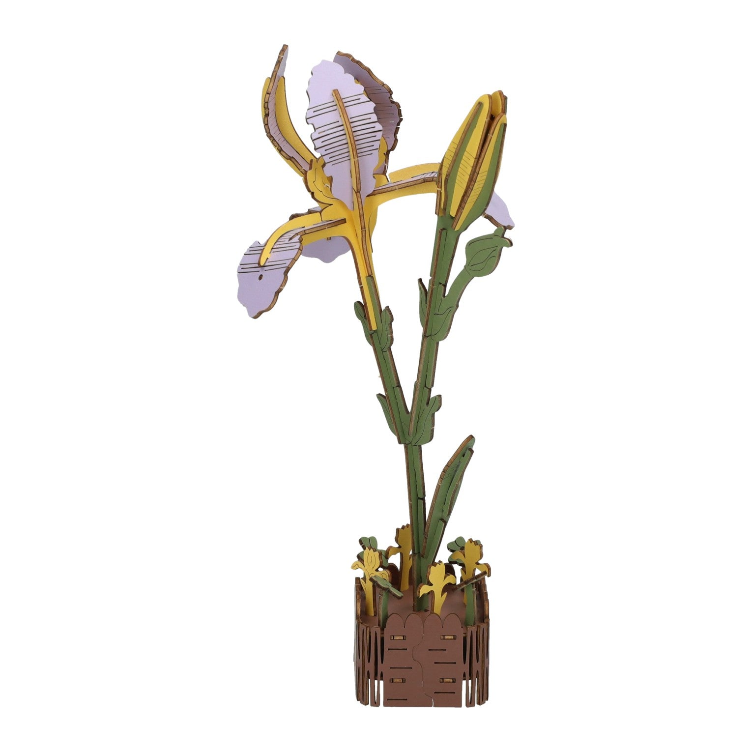 Lobbes speelgoed bv houten 3d bouwpakket iris - 60dlg.