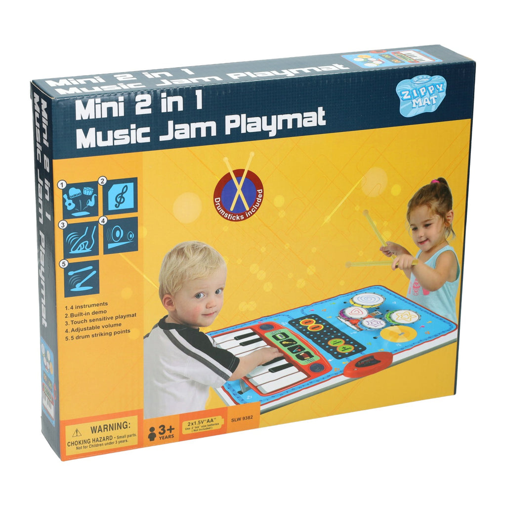 Lobbes Speelgoed- Lobbes SpeelgoedMuziek mat met piano & drums