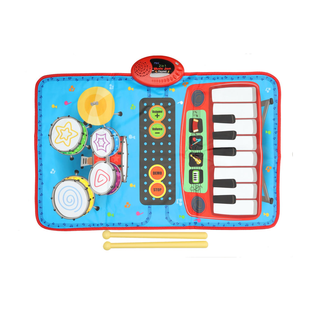 Lobbes Speelgoed- Lobbes SpeelgoedMuziek mat met piano & drums