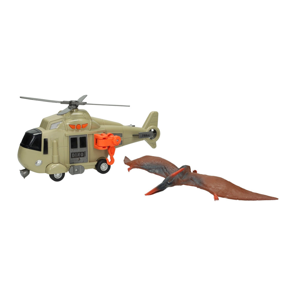 - Helicopter met Dinosaurus - incl. Licht en Geluid
