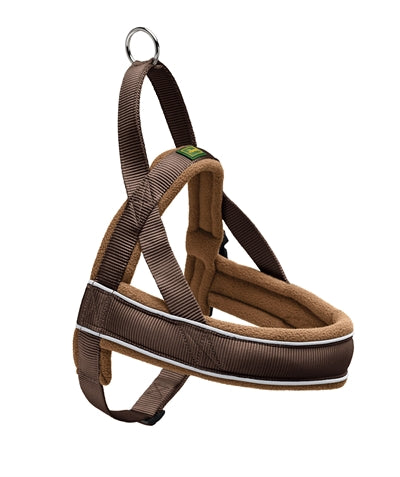 Hunter - Hunter harnas norweger racing nylon bruin / cognac