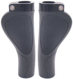 Edge Ergo City Plus 132mm Rubberen Fiets Handvatten (Zwart)