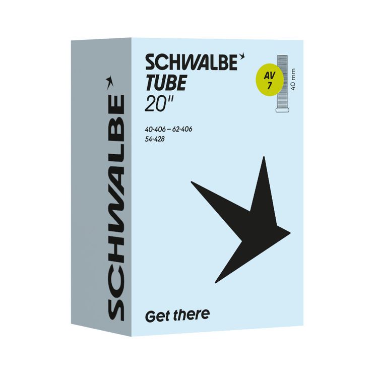 SCHWALBE - SCHWALBE tube #7 40/62-406 av40