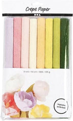 Creativ Company - Creativ Company Crêpepapier pastelkleuren 8 vellen