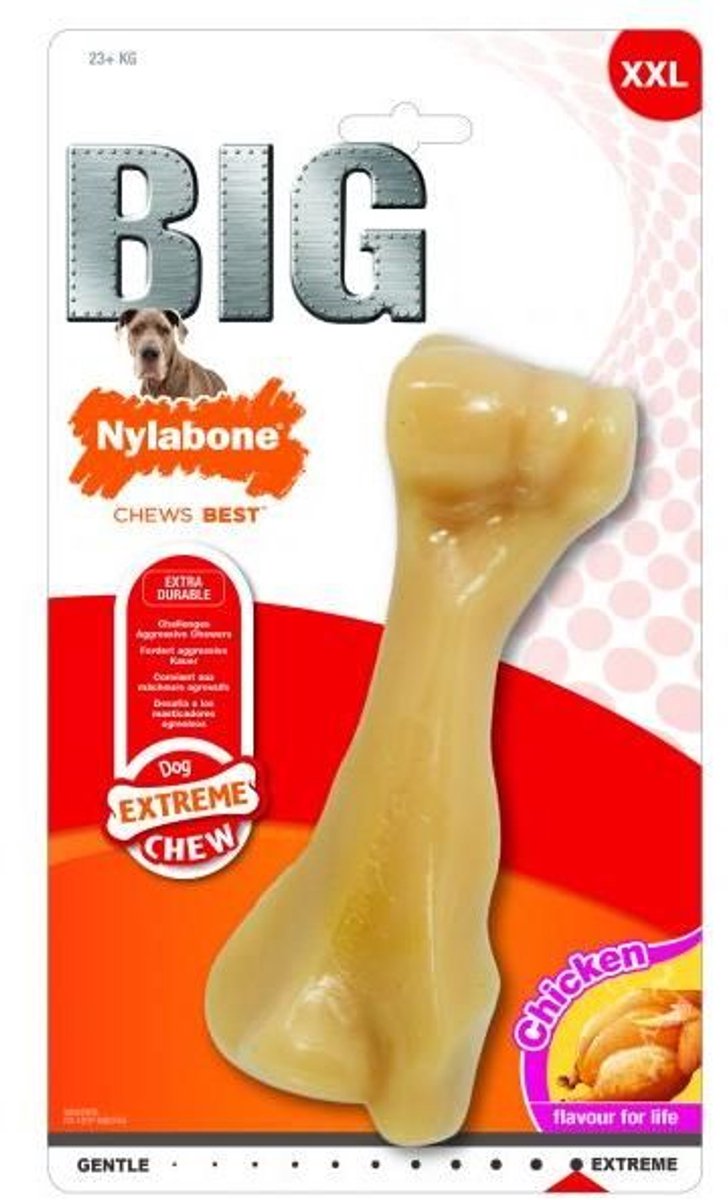 Nylabone - power chew harde bijters kipsmaak