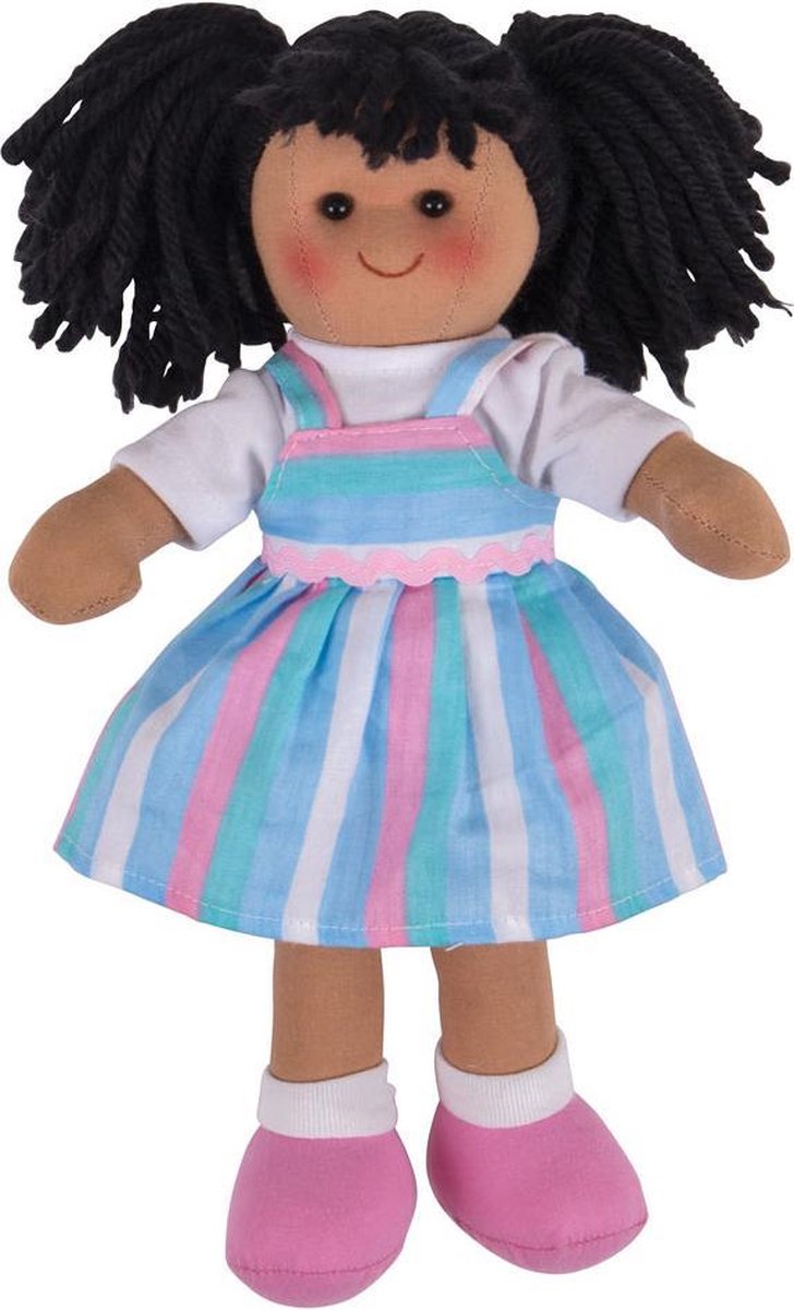 BIGJIGS - BIGJIGS stoffen pop kira - 28cm