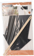Koopman - Koopman Krijtbord pijl op stok houten schoolbord 50cm decoratie.
