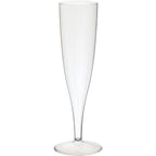 Duni crystallo champagneglazen 13.5 cl 10 stuks transparant