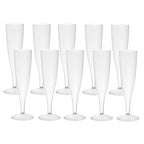 Duni crystallo champagneglazen 13.5 cl 10 stuks transparant