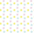 Duni paasservet bloemen multi 33x33 cm
