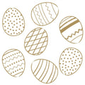 Duni servetten golden eggs 3-laags 33x33cm