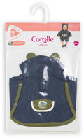 Corolle - regenponcho poppenkostuum kleine ontdekker 30cm blauw.